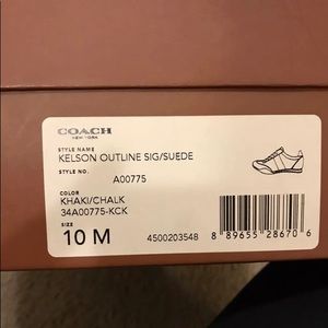 Coach shoes Women’s size 10